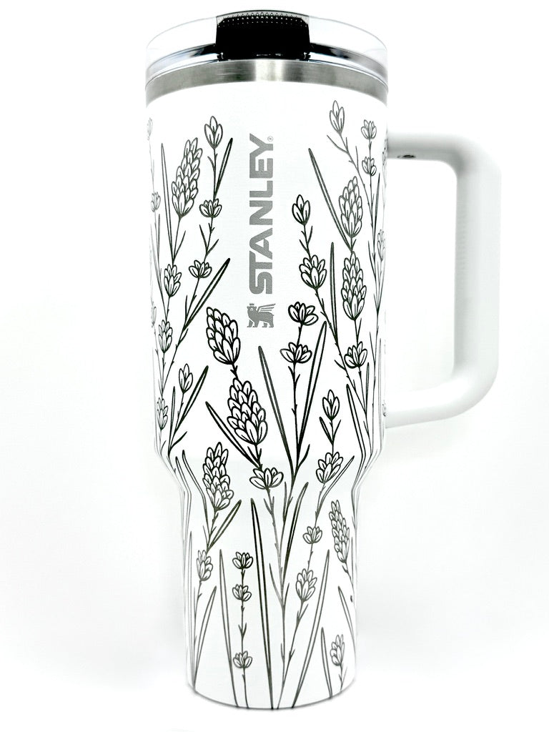 'Peace, Love, & Lavender' - Quencher ProTour Flip Straw