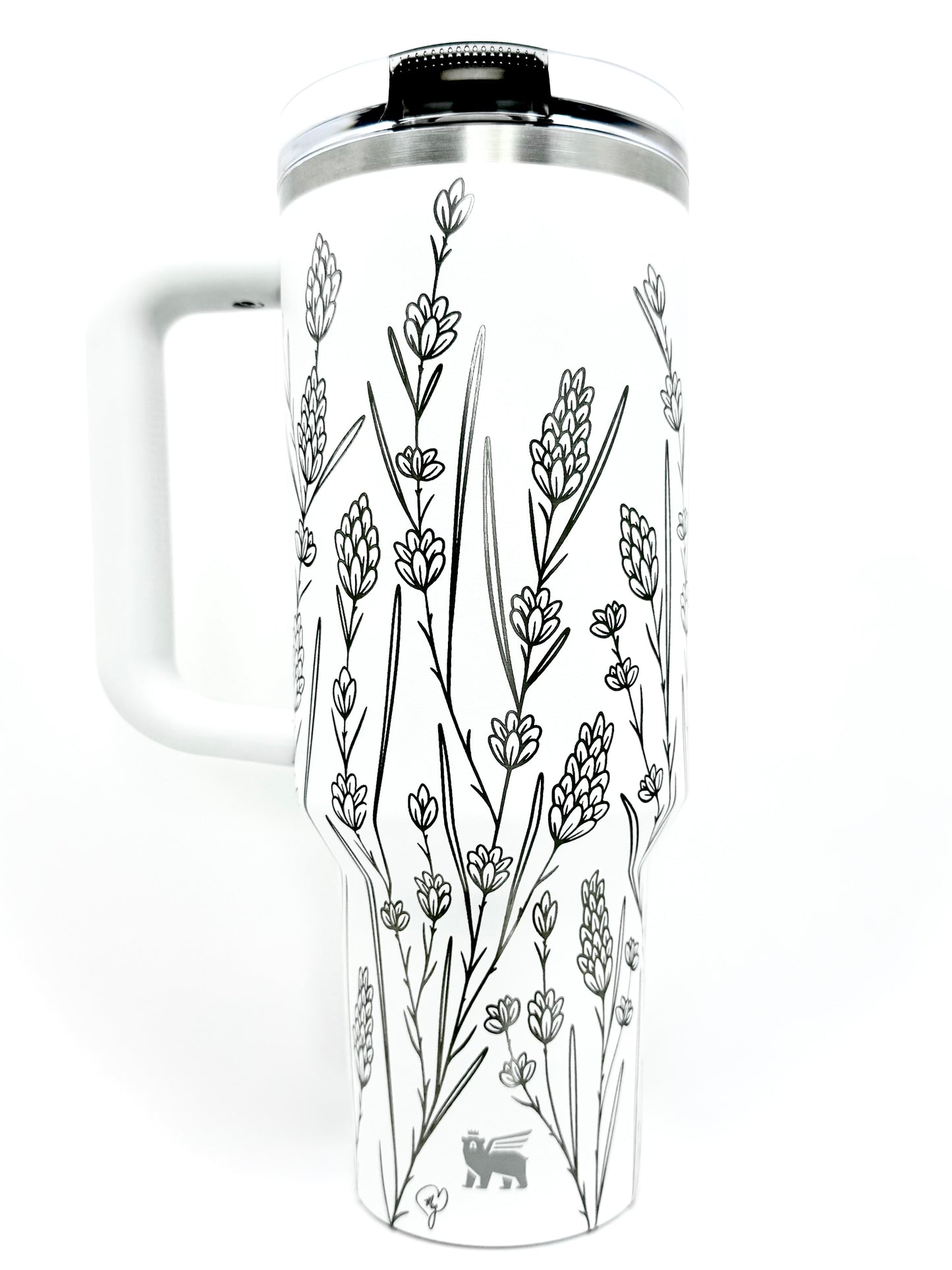 'Peace, Love, & Lavender' - Quencher ProTour Flip Straw