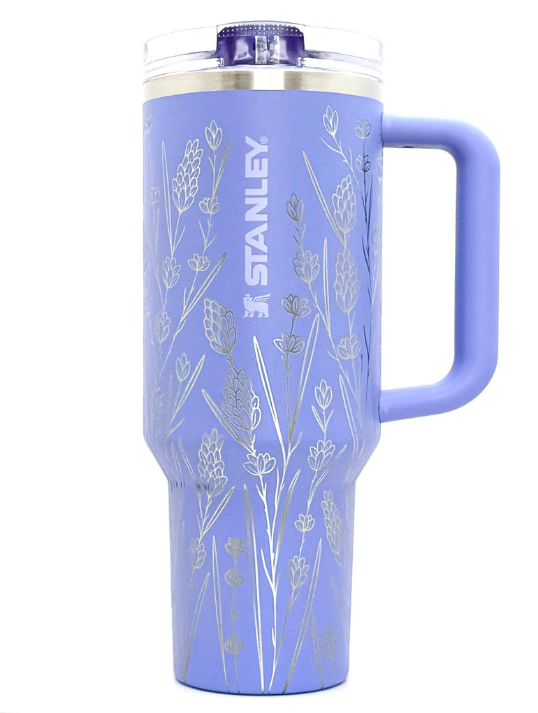 'Peace, Love, & Lavender' - Quencher ProTour Flip Straw