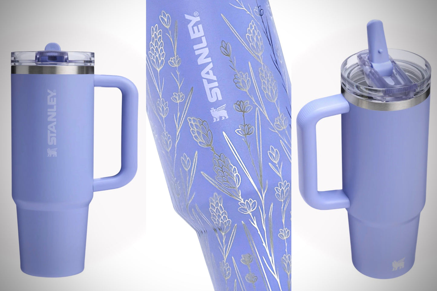 'Peace, Love, & Lavender' - Quencher ProTour Flip Straw