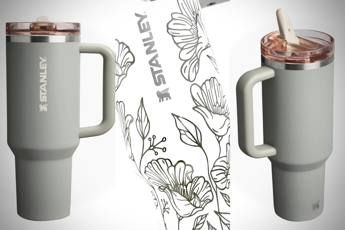 'OG Floral' - Quencher ProTour Flip Straw
